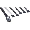 Cable de transferencia de datos Adaptec ACK-I-mSASx4-4SATAx1-SB-1m R - SATA - 1 