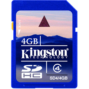 Secure Digital de alta capacidad (SDHC) Kingston SD4/4GB - 4 GB