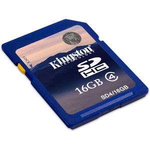 Secure Digital de alta capacidad (SDHC) Kingston SD4/16GB - 16 GB