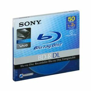 Blu-ray grabables Sony BNR50AV - BD-R DL - 2x - 50 GB - 1 Paquete Carcasa Jewel