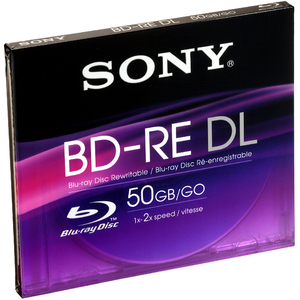 Sony BNE50B - BD-RE - 2x - 50 GB Carcasa Jewel