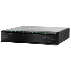 Conmutador Ethernet Cisco SF 100D-08 - 8 Puerto