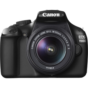 C�mara SLR digital Canon EOS 1100D - 12,2 Megapixel (Kit con lentes) - 18 mm-55 