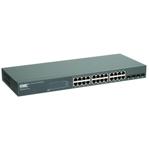 Conmutador Ethernet SMC EZ Switch SMCGS24C-Smart - 24 Puerto - 4 Ranura