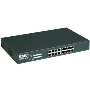 Conmutador Ethernet SMC EZ Switch SMCGS16 - 16 Puerto