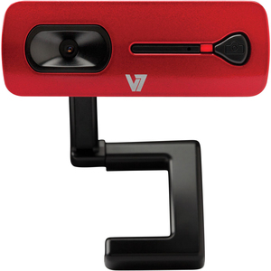 C�mara Web V7 Elite 2000 - 2 Megapixel - Rojo, Negro