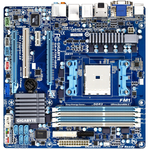 Placa Base de Escritorio Gigabyte Super4 GA-A75M-UD2H - AMD - Socket FM1