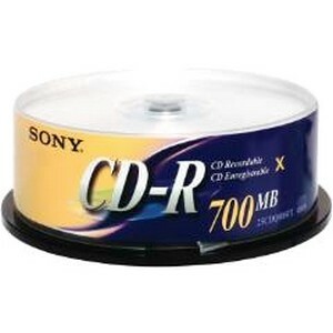 CD Grabables Sony 100CDQ80BULK-SPE - CD-R - 48x - 700 MB - 100 Paquete Cabezal c