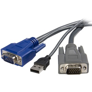 Cable KVM StarTech.com UltraThin - Coaxial - para Teclado/Rat�n, Conmutador KVM,