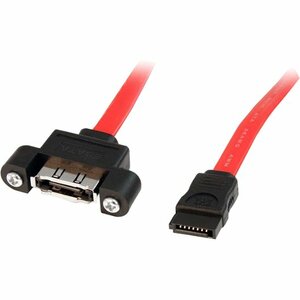 StarTech.com eSATA Panel Mount Cable - F/M - cable interno a externo de serie AT