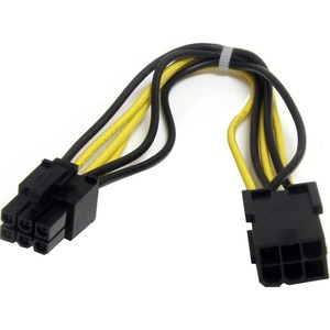 Cable de alimentaci�n de extensi�n StarTech.com - 203 mm - PCI-E - PCI-E