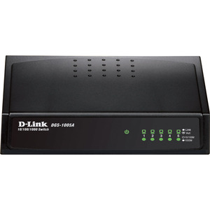 Conmutador Ethernet D-Link DGS-1005A 5