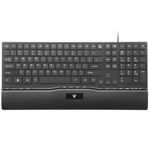 Teclado V7 KM0Z1-5E5P - Cableado - Menor