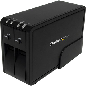 StarTech.com Gabinete Sin Bandeja Hot Swap para Doble Disco Duro SATA 3,5 pulgad