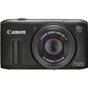 C�mara Compacta Canon PowerShot SX260 HS - 12,1 Megap�xel - Gris