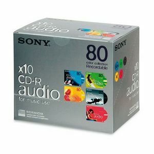 Sony 10CRM80CRX - CD-R - 700 MB - 10 Paquete